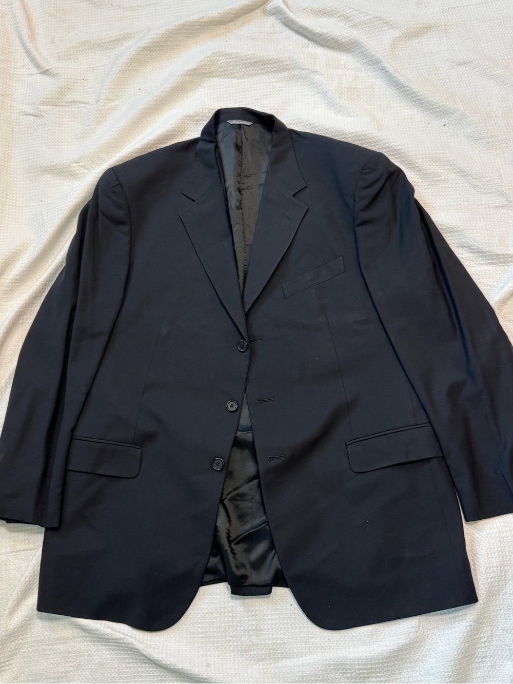 $4500.00 Alexander McQueen Men's Black Blazer - made in Italy Formal Jacket